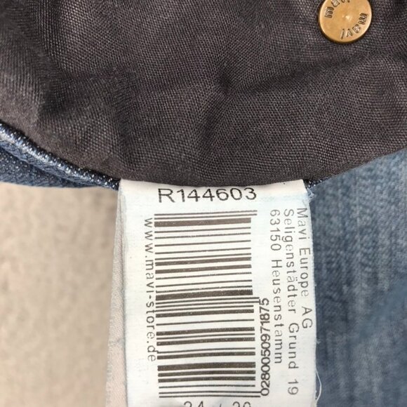 MAVI Jeans Mens 34x30 MATT Relaxed Straight Leg Deep Stanford Dark Wash Denim - Picture 9 of 15